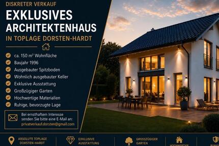 Exklusives Architektenhaus in absoluter Toplage Dorsten-Hardt