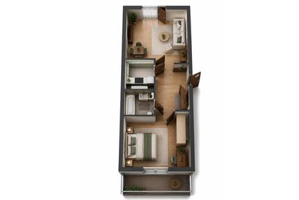 Erstbezug ab 01.09 - 2 Zimmer Whg. in Berlin-Kaulsdorf