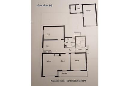 Schön geschnittene, modernisierte 3 Zimmer EG-Wohnung - Leingarten