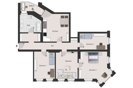 Wohnung zum Mieten in Magdeburg 945,00 € 105 m²