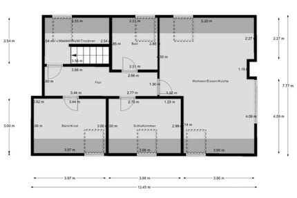 67 m² kernsanierte DG‑Wohnung in Dülmen