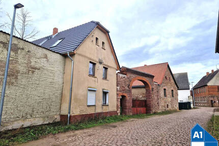 Wer Visionen hat: Sanierungsbedürftiges Einfamilienhaus mit umfangreichem Nebengelass zur Selbstverwirklichung - Wettin-Löbejün OT Nauendorf