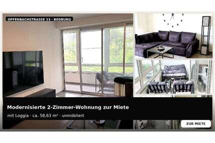 Wohnung zum Mieten in Bedburg 700,00 € 58.63 m²