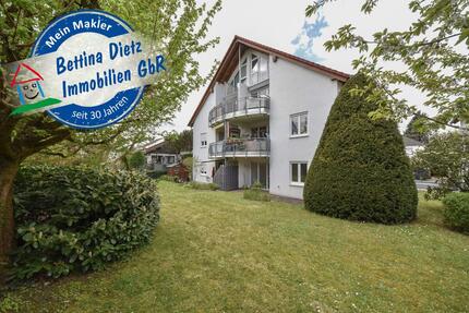 DIETZ: Einzugsbereite 2-Zimmer-Terrassenwohnung, eigener Garten, Einbauküche und Parkplatz! - Dieburg