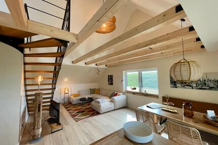 Ferienwohnung mit Eiderblick über 2 Ebenen mit Sauna ⚓️ - Tönning