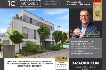 Wohnung zum Kaufen in Köln 349.000,00 € 65 m²