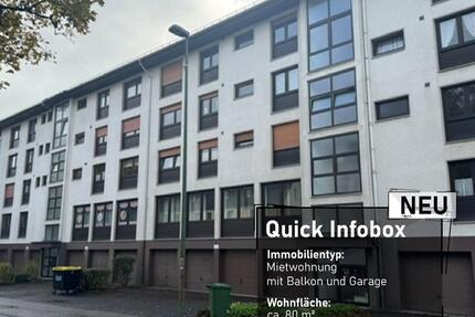Erstbezug nach Sanierung! 3-Zimmer Mietwohnung mit Balkon und Garage in zentraler Lage der Stadt Lüdenscheid
