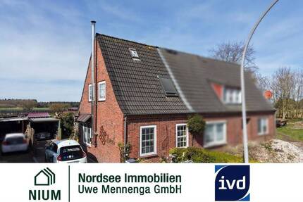 NATURNAHES WOHNEN MIT BESONDEREM STIL - HAUSHÄLFTE MIT ANBAU - Hage