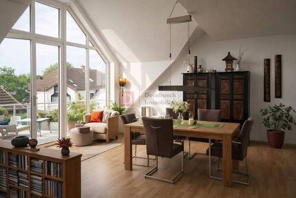 Top!! Wohnen am Kurpark - 3-Zimmer-Dachgeschoss nahe Nidda & Innenstadt - Bad Vilbel