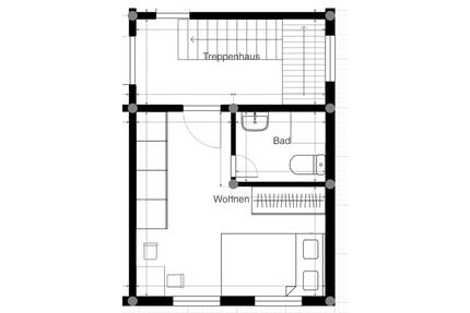1-Zi. Wohnung zu vermieten - 650,00&nbsp;EUR Kaltmiete, ca.&nbsp; 20,00&nbsp;m&sup2;&nbsp;Wohnfl&auml;che in Weilheim an der Teck (PLZ: 73235)