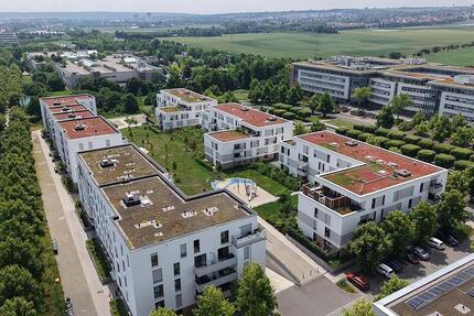 Großzügige 2-Zimmer-Wohnung mit Einbauküche | Terrasse | Tiefgarage | Aufzug | Smart-Home - Erfurt Gispersleben