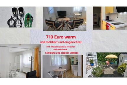 Möblierte 1,5 Zi.-Wohnung, inkl. Heizung, Stellplatz usw.. - Bietigheim-Bissingen
