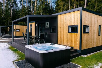 Smartes Mobilheim am See mit Whirlpool (WA102) - Wackersdorf