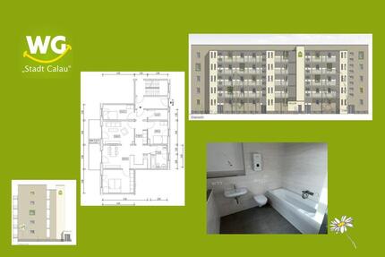 Erstbezug 4 Zimmer, großzügiger Grundriß, Aufzug, Balkon - Calau