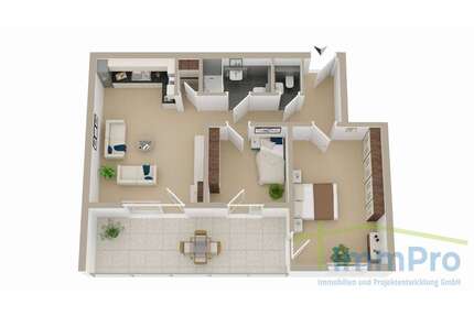 Wohnung zum Mieten in Ebhausen 1.070,00 € 82 m²