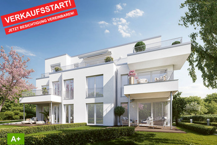 EXKLUSIVE 2 ZIMMER ETW MIT TAGESLICHTBAD - 2 TERRASSEN & GARTEN - GRÜNE 1A PREMIUMLAGE MZ-OBERSTADT! - Mainz