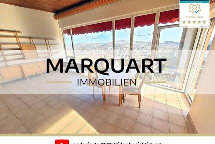 Exponierte Lage: Im populären Rosenviertel von Bad Kissingen, das letzte Haus am Berg!