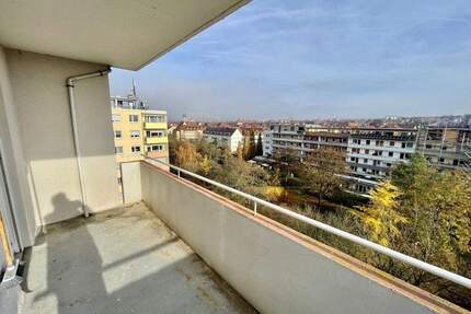 Leben in ruhiger Lage mit schöner Aussicht, Balkon und Kfz-Abstellmöglichkeit! - Würzburg Sanderau