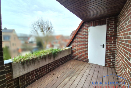 Wohnen über den Dächern von Meppen - 3 Zimmer mit Loggia