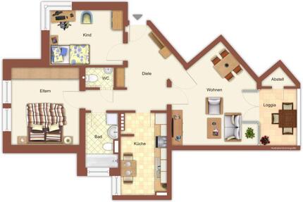 Charmante 3-Zimmer-Etagenwohnung in Mönchengladbach – Vielfältiges Wohnerlebnis auf 76m²