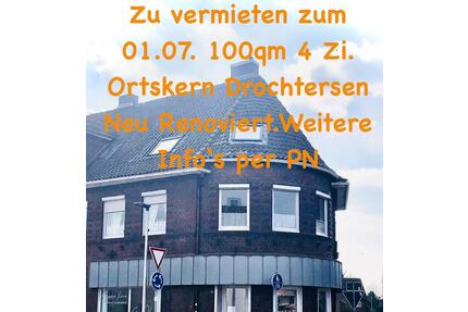 4 Zimmer Wohnung in Drochtersen zu vermieten