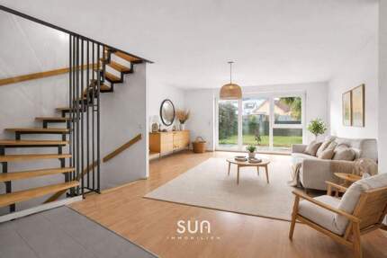 GEPFLEGTE DOPPELHAUSHÄLFTE mit Garten, Balkon & Dachterrasse in ruhiger Lage von Sprendlingen