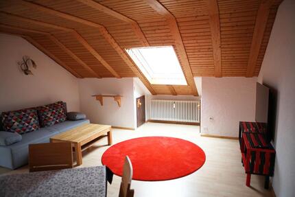 2-Zimmer-Dachgeschosswohnung für eine Person mit EBK und Balkon - Klettgau