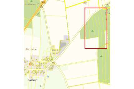 Grundstück in Kammerstein 54.500,00 € 10840 m²