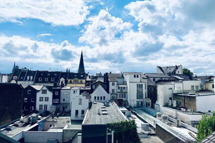 Bonn-Zentrum: 2-Zimmer-Wohnung mit Dachterrasse & Panoramablick - möbliert, 1A-Lage