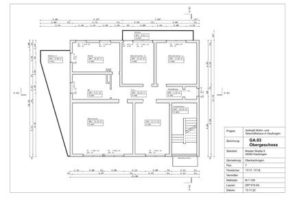 4 ZKB 2 x Balkone - 1.100,00&nbsp;EUR Kaltmiete, ca.&nbsp; 137,00&nbsp;m&sup2; in Kassel (PLZ: 34123) Bettenhausen