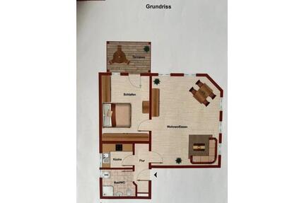 Gepflegte 2-Zimmer-Wohnung mit Balkon und EBK in Langenbrettach - Neuenstadt am Kocher