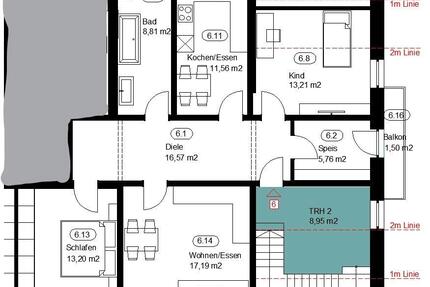 3-Zimmer Wohnung 90m² in 94362 Neukirchen