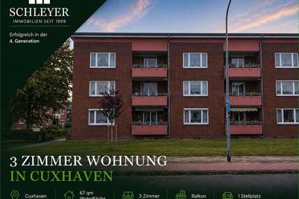 Wohnung zum Kaufen in Cuxhaven 119.000,00 € 67 m²