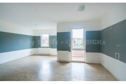 BIGKs - Suhl Mitte: 1Raumwohnung, Fahrstuhl, integrierte Küche&Wannenbad,Balkon (-;)