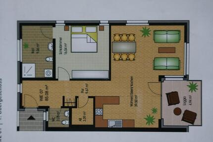 Mietwohnung, Innenstadt 59872 Meschede, Effizienshaus, 1.Etage