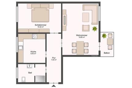 Wohnung zur Miete mit Garage und Balkon- TG Wohnung - Wilhelmshaven Fedderwardergroden