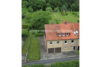 Knallerpreis! Doppelhaushälfte mit 1.254 m² Grundstück und direktem Waldzugang - Alfeld (Leine) / Gerzen