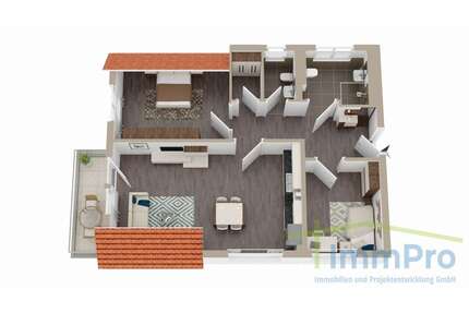 Wohnung zum Mieten in Gäufelden 1.160,00 € 79.13 m²