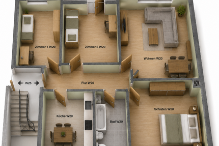 Wohnung zum Kaufen in Idar-Oberstein 98.000,00 € 85 m²