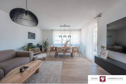 Hochwertige und moderne 3-Zimmerwohnung mit großem Balkon und Garage in ruhiger Lage - Winnenden / Baach