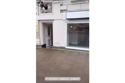 Hamburger Innenstadt, 35 m² Ladenfläche mit Schaufensterfront
