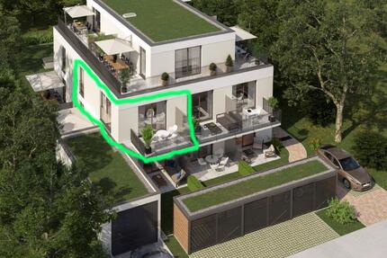 Neubau Luxus Apartment voll möbliert mit Küche, Balkon und TG - München Am Riesenfeld