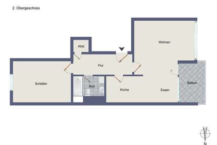 Wohnung zum Kaufen in Waiblingen 265.000,00 € 68.7 m²