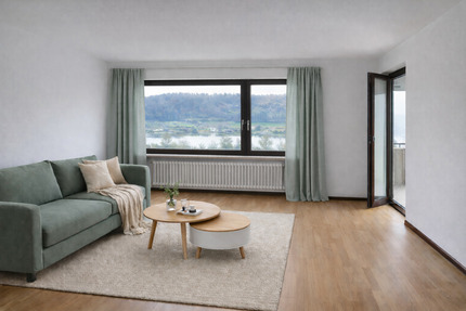 3 12 -Zimmerwohnung mit Rheinblick in Waldshut - Waldshut-Tiengen