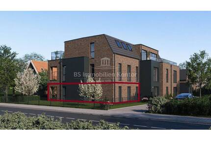 Neubau-Erdgeschosswohnung mit viel Komfort, Gartenanteil und individueller Gestaltung (Whg. 1) - Westoverledingen / Völlenerfehn