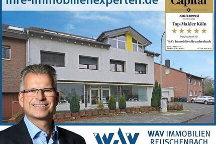 Wohn- und Geschäftshaus mit toller Dachgeschosswohnung in Badorf - Brühl