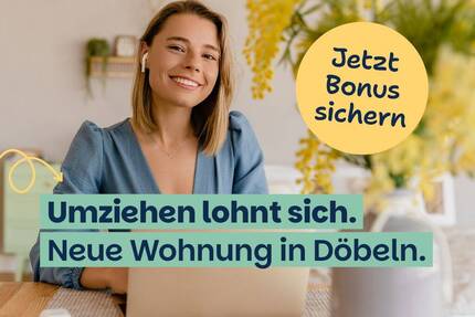 Gemütliche 2-Raum-Wohnung mit Dusche und Balkon + Einzugsbonus - Döbeln