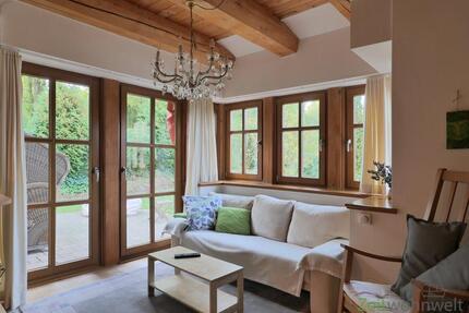 (EF1132_M) Fulda: Ebersburg, neu möblierte Wohnung im alpenländischen Stil mit Terrasse im OT Weyhers