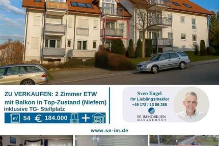 Wohnung zum Kaufen in Niefern-Öschelbronn 184.000,00 € 54 m²