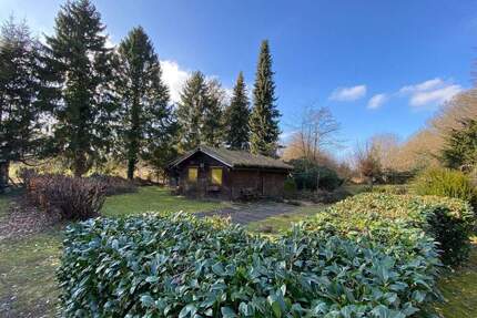 Sonniges großzügiges naturnahes Grundstück mit Blockhütte ! - Hamburg Lemsahl-Mellingstedt